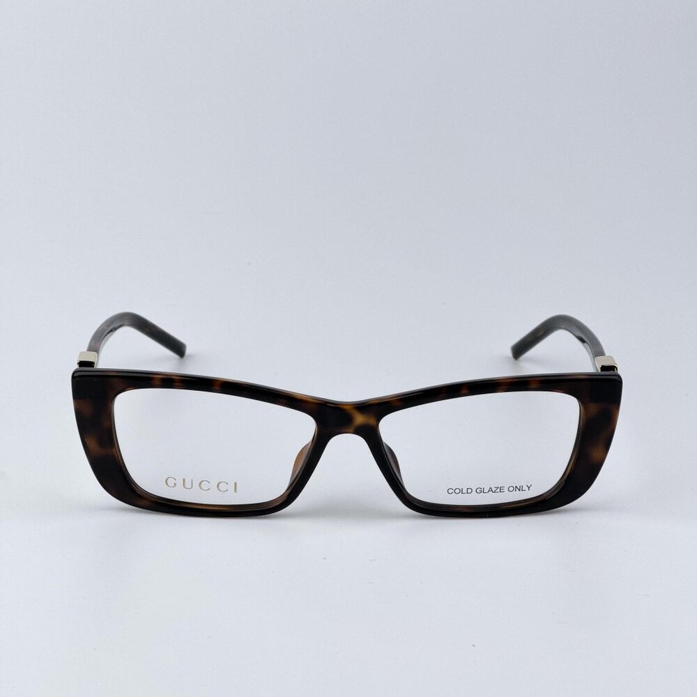 Gucci Women BRAND NEW Eyeglasses Havana Cat Eye GG1682O 003 - Picture 3 of 11